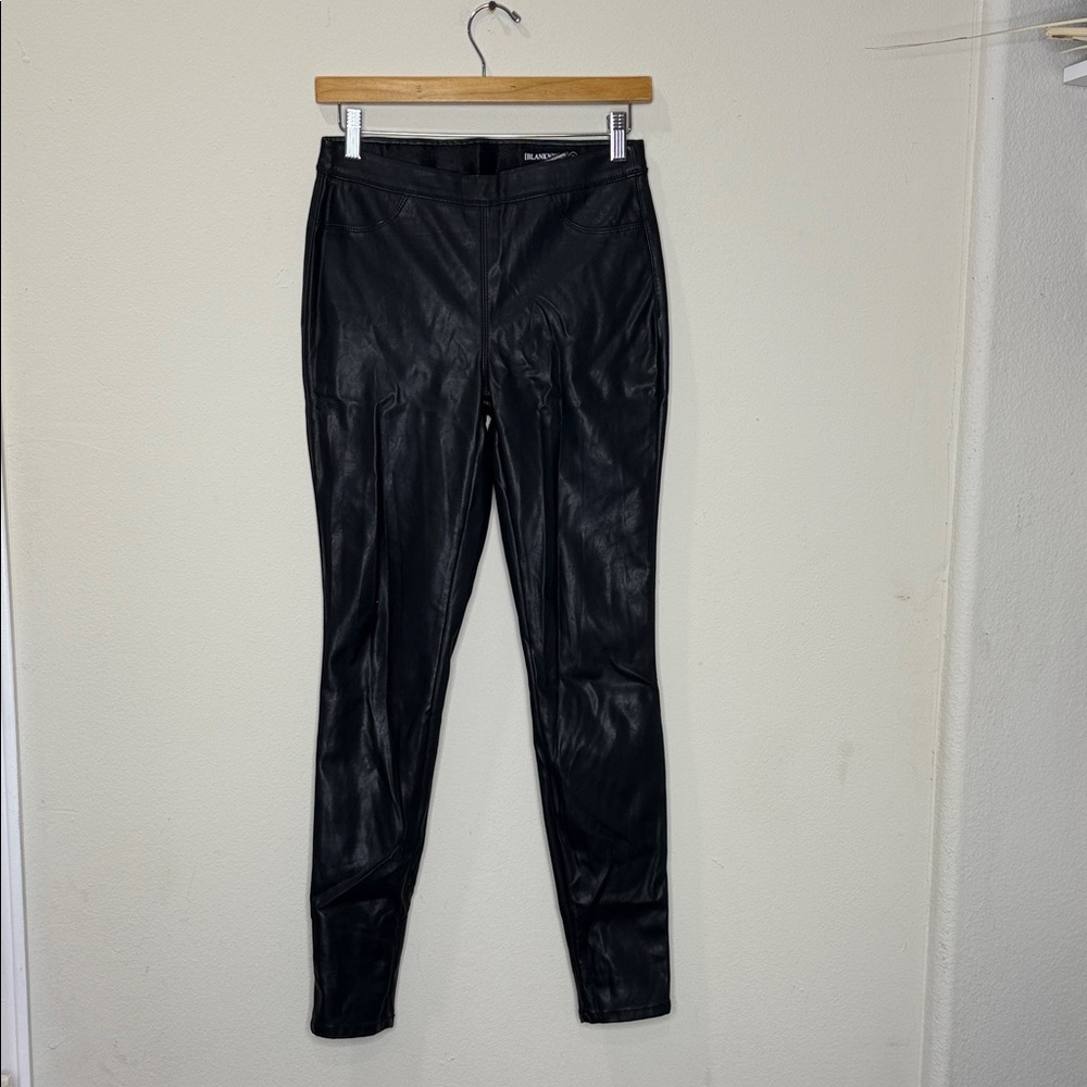 BlankNYC Blank NYC Black Spray-On Faux Vegan Leather Pants